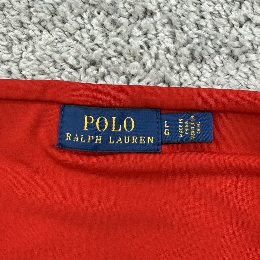 Polo Ralph Lauren Maxi Dress L Colorblock Tube Chic Event Old Money Classic - Picture 2 of 14